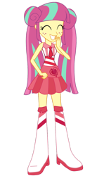 Size: 688x1160 | Tagged: safe, artist:luckyclau, sour sweet, equestria girls, friendship games, alternate hairstyle, alternate universe, simple background, solo, transparent background, vector