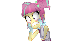 Size: 1024x576 | Tagged: safe, artist:carolina666, sour sweet, equestria girls, friendship games, eyelid pull, sour rage