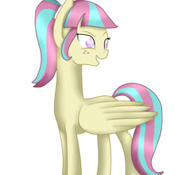 Size: 894x894 | Tagged: safe, artist:manglev777, sour sweet, equestria girls, equestria girls ponified, ponified, solo