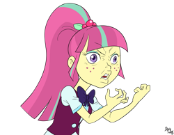 Size: 1013x788 | Tagged: safe, artist:brainsucks, sour sweet, equestria girls, simple background, solo, transparent background, vector, y u no