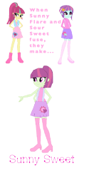 Size: 600x1200 | Tagged: safe, artist:animeponynintendo, sour sweet, sunny flare, equestria girls, fusion