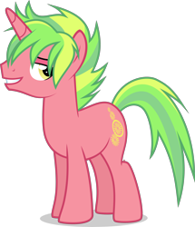 Size: 3876x4500 | Tagged: safe, artist:xebck, lemon zest, lime citron, equestria girls, friendship games, absurd resolution, cute, equestria girls ponified, male, pink lemonade (r63), ponified, rule 63, simple background, solo, transparent background, vector