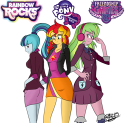 Size: 4571x4497 | Tagged: safe, artist:xxxsketchbookxxx, lemon zest, sonata dusk, sunset shimmer, equestria girls, friendship games, rainbow rocks, absurd resolution, waifu