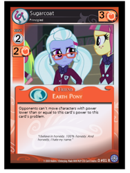 Size: 352x469 | Tagged: safe, artist:berrypunchrules, lemon zest, sour sweet, sugarcoat, equestria girls, friendship games, card, ccg, fake, food, orange