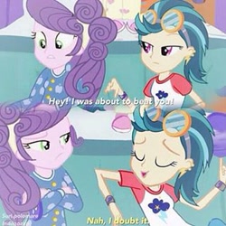 Size: 320x320 | Tagged: artist needed, safe, edit, indigo zap, suri polomare, equestria girls, friendship games, rainbow rocks