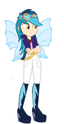 Size: 641x1244 | Tagged: safe, artist:adadeimon, indigo zap, equestria girls, friendship games, alternate universe, gem, siren gem