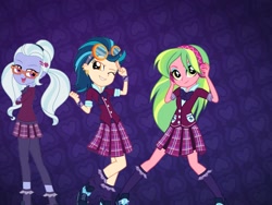 Size: 2048x1536 | Tagged: safe, artist:tweetmeplease, indigo zap, lemon zest, sugarcoat, equestria girls