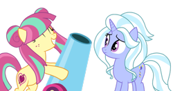 Size: 1228x650 | Tagged: safe, artist:luckyclau, sour sweet, sugarcoat, equestria girls, sweet and elite, alternate universe, counterparts, equestria girls ponified, ponified, simple background, transparent background, vector