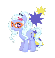 Size: 511x539 | Tagged: safe, artist:septictess, sugarcoat, equestria girls, cutie mark, equestria girls ponified, ponified, solo