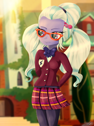 Size: 2048x2732 | Tagged: safe, artist:jabbie64, derpibooru exclusive, sugarcoat, equestria girls, friendship games, clothes, crystal prep academy uniform, school uniform, solo