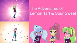 Size: 2560x1440 | Tagged: artist needed, safe, lemon zest, sour sweet, sugarcoat, equestria girls, equestria girls app