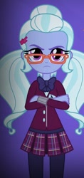 Size: 281x596 | Tagged: safe, screencap, sugarcoat, equestria girls, friendship games, cropped, crossed arms, solo, unleash the magic