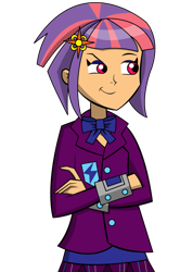 Size: 754x1059 | Tagged: safe, artist:ninjawoodpeckers91, sunny flare, equestria girls, friendship games, humanized, simple background, solo, transparent background, vector