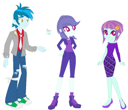 Size: 772x664 | Tagged: safe, artist:1313jaysong1313, sunny flare, thunderbass, equestria girls, female, male, parent:sunny flare, parent:thunderbass, parents:thunderflare, shipping, straight, thunderflare