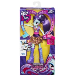 Size: 1500x1500 | Tagged: safe, sunny flare, equestria girls, friendship games, box, crystal prep academy, crystal prep shadowbolts, equestria girls logo, official, packaging, solo