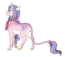 Size: 1086x955 | Tagged: safe, artist:blackblood-queen, derpibooru import, oc, oc only, oc:clementine, cloven hooves, digital art, female, leonine tail, looking back, mare, offspring, parent:oc:annie belle, parents:oc x oc, smiling, solo