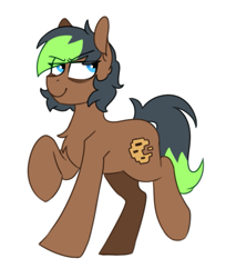 Size: 715x877 | Tagged: safe, artist:redxbacon, derpibooru import, oc, oc only, oc:pixel bite, pony, solo