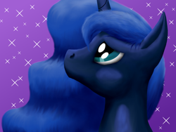 Size: 900x675 | Tagged: safe, artist:arrkhal, princess luna, alicorn, pony, female, horn, mare, solo, stars