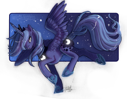 Size: 700x549 | Tagged: source needed, safe, artist:d-oublehelix, princess luna, alicorn, pony, bucking, s1 luna, solo