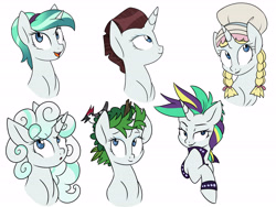 Size: 6000x4500 | Tagged: safe, artist:chub-wub, derpibooru import, rarity, pony, unicorn, it isn't the mane thing about you, absurd resolution, alternate hairstyle, bonnet, cloud mane, mohawk, pigtails, punk, raripunk, simple background, white background, woodpecker