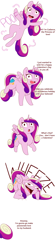 Size: 1000x4469 | Tagged: safe, artist:evehly, derpibooru import, princess cadance, alicorn, pony, :o, belly button, cadance laughs at your misery, cloud, comic, dialogue, female, floating wings, hearts and hooves day, holiday, implied sex, implied shining armor, laughing, looking at you, mare, meme, missing accessory, open mouth, poof, princess bitchdance, princess of love, raised hoof, simple background, smiling, solo, spread wings, teleportation, text, trolling, valentine's day, wheeze, white background, wide eyes, wings