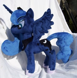 Size: 1991x2005 | Tagged: safe, artist:pinkamoone, princess luna, irl, photo, plushie, solo