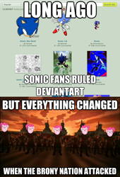 Size: 624x915 | Tagged: safe, derpibooru import, pinkie pie, anthro, earth pony, angry, avatar the last airbender, brony, crossover, deviantart, evil pinkie pie, fire nation, image macro, invasion, meme, sonic the hedgehog, sonic the hedgehog (series)