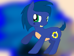 Size: 725x547 | Tagged: safe, artist:cocoasnowflakes, ponified, solo, sonic the hedgehog, sonic the hedgehog (series)