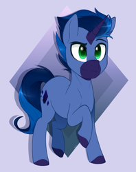 Size: 793x1000 | Tagged: safe, artist:higglytownhero, derpibooru import, oc, oc only, unicorn, commission, male, solo, stallion