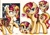 Size: 2048x1425 | Tagged: safe, artist:canvymamamoo, derpibooru import, sunset shimmer, pony, unicorn, cute, female, heart, mare, saddle bag, shimmerbetes, solo, traditional art