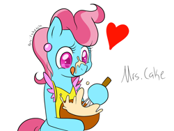 Size: 1280x960 | Tagged: safe, artist:pencilsketch, cup cake, pony, 30 minute art challenge, bipedal, stirring