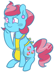 Size: 427x571 | Tagged: safe, artist:soullessteddybear, cup cake, earth pony, pony, solo