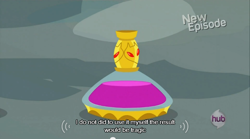 Size: 640x355 | Tagged: safe, screencap, princess twilight sparkle (episode), flashback potion, meme, youtube caption