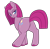 Size: 550x536 | Tagged: safe, artist:lulubell, derpibooru import, pinkie pie, earth pony, pony, balloonbutt, grin, pinkamena diane pie, plot, simple background, smiling, solo, transparent background