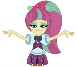 Size: 955x836 | Tagged: safe, artist:serennarae, edit, sour sweet, equestria girls, friendship games, solo