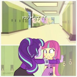 Size: 480x480 | Tagged: artist needed, safe, edit, sour sweet, starlight glimmer, equestria girls