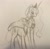 Size: 1280x1245 | Tagged: safe, artist:silfoe, derpibooru import, princess luna, twilight sparkle, twilight sparkle (alicorn), alicorn, pony, female, lesbian, monochrome, royal sketchbook, shipping, sketch, traditional art, twiluna