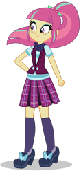 Size: 1494x3157 | Tagged: safe, artist:rogerlink, edit, sour sweet, equestria girls, friendship games, bowtie, clothes, crystal prep academy, crystal prep academy uniform, crystal prep shadowbolts, fist, freckles, full body, high heels, offscreen character, pleated skirt, school uniform, simple background, skirt, solo, transparent background, vector, vector edit