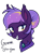 Size: 382x474 | Tagged: safe, artist:lulubell, derpibooru import, oc, oc only, oc:general starglow, bat pony, pony, bust, grin, smiling, solo, story included