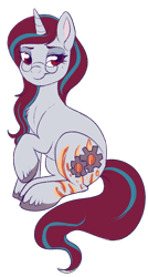 Size: 550x1024 | Tagged: safe, artist:lulubell, derpibooru import, oc, oc only, oc:penelope sparks, pony, unicorn, female, glasses, mare