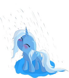 Size: 3179x3568 | Tagged: safe, artist:brok-enwings, derpibooru import, trixie, pony, unicorn, bath, blushing, cute, diatrixes, eyes closed, female, mare, simple background, solo, transparent background, weapons-grade cute, wet mane