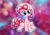 Size: 3508x2480 | Tagged: safe, artist:conniethecasanova, artist:inowiseei, color edit, derpibooru import, edit, pinkie pie, earth pony, pony, colored, high res, party horn, sitting, solo, wallpaper, wallpaper edit