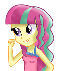 Size: 555x686 | Tagged: safe, artist:hannaspeert123, sour sweet, equestria girls, friendship games, cute, solo, sourbetes