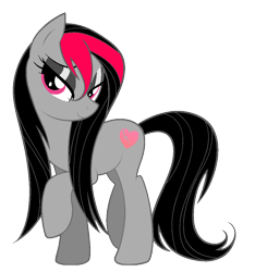 Size: 956x1023 | Tagged: safe, artist:lazerblues, derpibooru import, oc, oc only, oc:miss eri, earth pony, pony, emo, female, mare, solo, wet mane