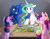 Size: 3300x2550 | Tagged: safe, artist:silfoe, derpibooru import, princess cadance, princess celestia, princess luna, twilight sparkle, twilight sparkle (alicorn), alicorn, pony, alicorn tetrarchy, annoyed, board game, female, grin, mare, popcorn, smiling, ticket to ride