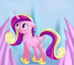 Size: 3066x2700 | Tagged: safe, artist:brok-enwings, derpibooru import, princess cadance, alicorn, pony, cute, cutedance, female, mare, solo, tongue out