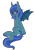 Size: 750x1057 | Tagged: safe, artist:lulubell, derpibooru import, oc, oc only, oc:wing whisper, bat pony, eyepatch, female, mare, scar, simple background, solo, transparent background