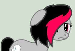 Size: 762x523 | Tagged: safe, derpibooru import, oc, oc only, oc:miss eri, earth pony, pony, /mlp/, ears, emo, female, floppy ears, mare, sad