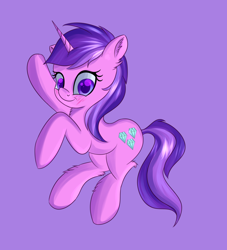 Size: 1132x1244 | Tagged: safe, artist:brok-enwings, derpibooru import, amethyst star, sparkler, pony, unicorn, blushing, cute, female, mare, simple background, smiling, solo