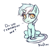 Size: 671x649 | Tagged: safe, artist:inowiseei, derpibooru import, lyra heartstrings, pony, unicorn, fanfic:background pony, chest fluff, colored sketch, dialogue, female, looking at you, mare, raised eyebrow, simple background, sitting, smiling, solo, text, white background